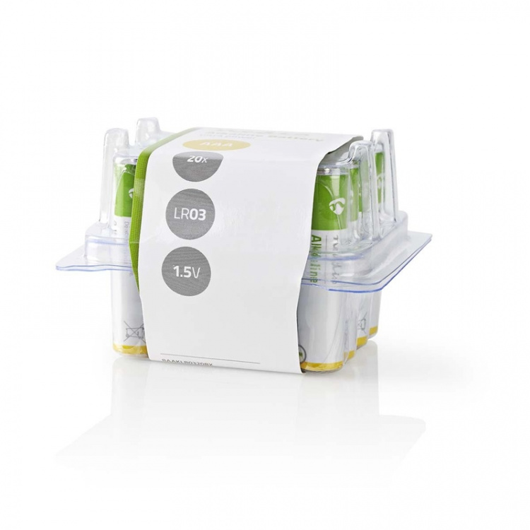 Nedis Alkaline Batteri AAA | 1.5 V DC | 20-Pakke