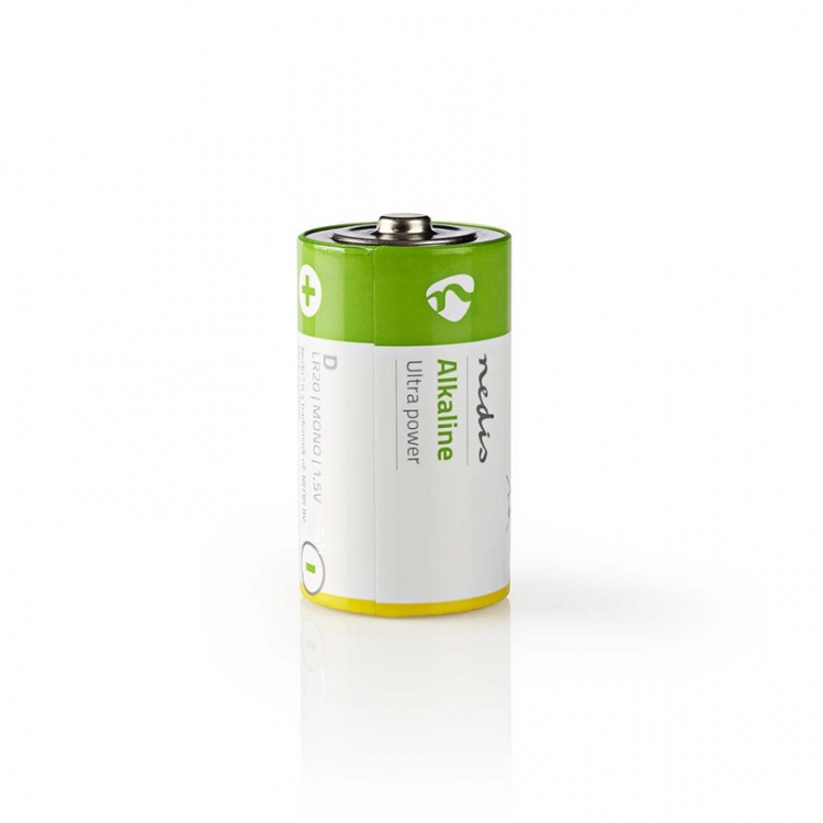Nedis Alkaline batteri D | 1.5 V DC | 2-Pakke