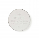 Nedis Lithium knapcellebatteri CR2016 | 3 V DC | 5-Pakke