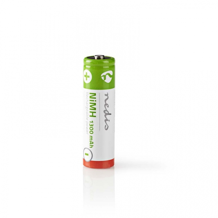Nedis Genopladelige Ni-MH Batteri AA | 1.2 V DC | 1300 mAh | 4-Pakke