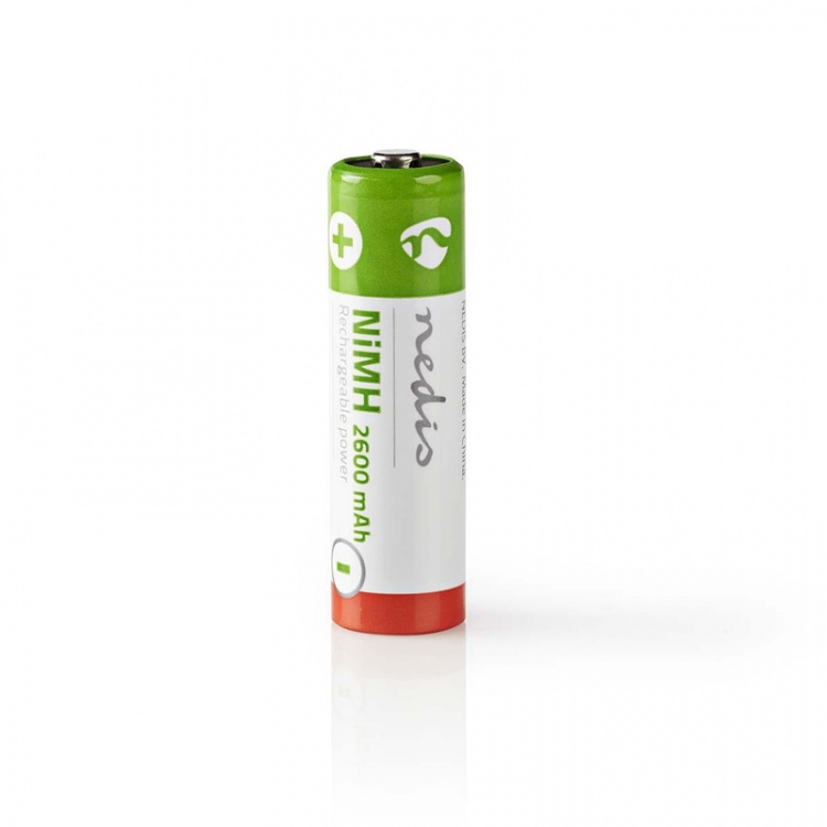 Nedis Genopladelige Ni-MH Batteri AA | 1.2 V DC | 2600 mAh | 4-Pakke