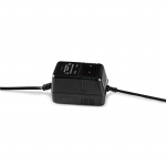 Nedis Bly Batteri Oplader | 2.3 / 6.9 / 13.8 V DC | 0.6 A | Opladning | Euro / Type C (CEE 7/16) | Batteri klemmer | Energi fra batteritype: AGM / Gel / Lead Acid / SLA / VRLA | Sort