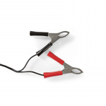 Nedis Bly Batteri Oplader | 2.3 / 6.9 / 13.8 V DC | 0.6 A | Opladning | Euro / Type C (CEE 7/16) | Batteri klemmer | Energi fra batteritype: AGM / Gel / Lead Acid / SLA / VRLA | Sort