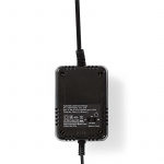 Nedis Bly Batteri Oplader | 2.3 / 6.9 / 13.8 V DC | 0.6 A | Opladning | Euro / Type C (CEE 7/16) | Batteri klemmer | Energi fra batteritype: AGM / Gel / Lead Acid / SLA / VRLA | Sort