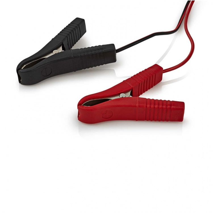 Nedis Bly Batteri Oplader | 6 / 12 / 12.8 V DC | 3.8 A | Opladning | Euro / Type C (CEE 7/16) | Batteri klemmer | Energi fra batteritype: AGM / Gel / Lead Acid / SLA / VRLA | Sort