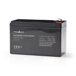 Nedis Genopladeligt blybatteri | Bly-syre | Opladningsbar | 12 V | 9000 mAh