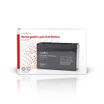 Nedis Genopladeligt blybatteri | Bly-syre | Opladningsbar | 6 V | 10000 mAh