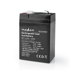 Nedis Genopladeligt blybatteri | Bly-syre | Opladningsbar | 6 V | 4500 mAh