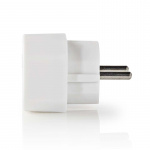 Nedis Strømstik Splitter | Type F (CEE 7/7) | 250 V AC 50 Hz | France / Type C (CEE 7/16) | 250 V AC 50/60 Hz | 2.5 A | 1100 W | Hvid