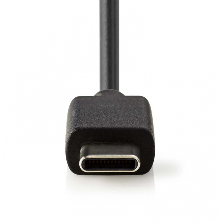 Nedis Vægoplader | 15 W | Hurtigopladningsfunktion | 1x 3.0 A | Antal output: 1 | USB-C™ (Fixed) kabel | 1.50 m | Single Voltage Output | Sort