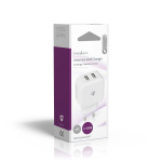 Nedis Vægoplader | 24 W | Hurtigopladningsfunktion | 2x 2.4 A A | Antal output: 2 | 2x USB-A | Uden Kabel | Single Voltage Output | Hvid