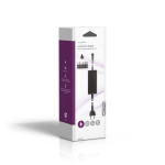 Nedis Universal AC Power Adapter | 36 W | 5 - 15 V DC | 3.60 m | 2.4 A - 3.0 A A | 6 plug(s) | Sort