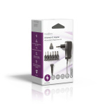 Nedis Universal AC Power Adapter | 7.20 W | 3 - 12 V DC | 1.80 m | 1.0 A A | 6 plug(s) | Sort