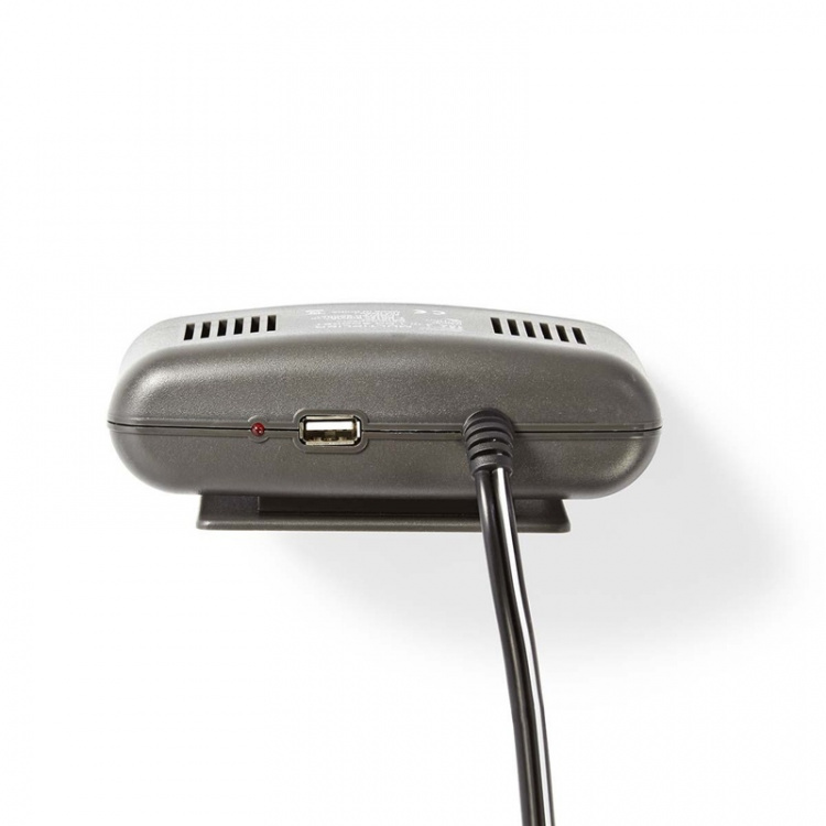 Nedis Universal DC Power Adapter | Biladapter | 120 W | Indgangsspænding: 12 V DC | 12 V DC | Maksimal udgangsstrøm pr. port: 4.0 A | Sort