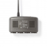 Nedis Universal DC Power Adapter | Biladapter | 120 W | Indgangsspænding: 12 V DC | 12 V DC | Maksimal udgangsstrøm pr. port: 4.0 A | Sort