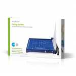 Nedis Papir skæremaskine | Maks. Skærestørrelse: 297 x 420 mm | Type af kniv: Metal | Metal | Blå / Sort