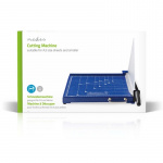 Nedis Papir skæremaskine | Maks. Skærestørrelse: 297 x 420 mm | Type af kniv: Metal | Metal | Blå / Sort