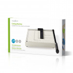 Nedis Papir skæremaskine | Maks. Skærestørrelse: 210 x 297 mm | Type af kniv: Metal | Metal | Hvid / Sort