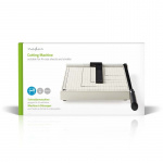 Nedis Papir skæremaskine | Maks. Skærestørrelse: 210 x 297 mm | Type af kniv: Metal | Metal | Hvid / Sort