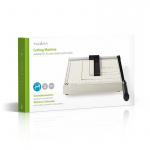 Nedis Papir skæremaskine | Maks. Skærestørrelse: 210 x 297 mm | Type af kniv: Metal | Metal | Hvid / Sort
