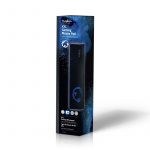 Nedis Gaming musemåtte | Gummi / Mikrofiber | Sort