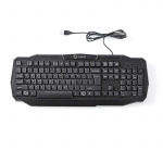 Nedis Wired Gaming Keyboard | USB 2.0 | Membrane Nøgler | LED | US international | US layout | USB Drevet | Strømkabellængde: 1.50 m | Gaming