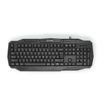 Nedis Wired Gaming Keyboard | USB 2.0 | Membrane Nøgler | LED | US international | US layout | USB Drevet | Strømkabellængde: 1.50 m | Gaming
