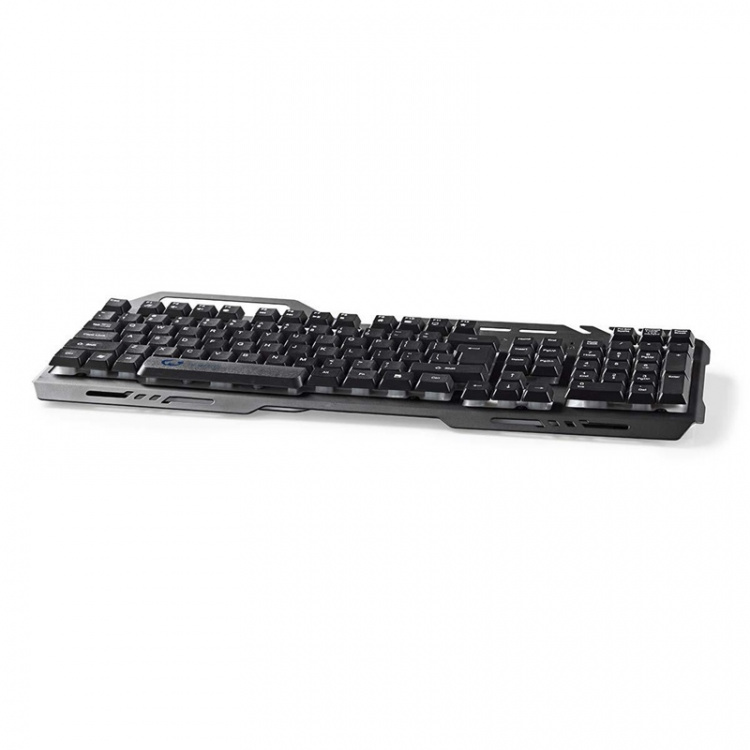 Nedis Wired Gaming Keyboard | USB 2.0 | Membrane Nøgler | LED | US international | US layout | USB Drevet | Strømkabellængde: 1.50 m | Gaming