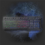 Nedis Wired Gaming Keyboard | USB 2.0 | Membrane Nøgler | LED | US international | US layout | USB Drevet | Strømkabellængde: 1.50 m | Gaming