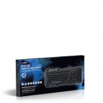 Nedis Wired Gaming Keyboard | USB 2.0 | Membrane Nøgler | LED | US international | US layout | USB Drevet | Strømkabellængde: 1.50 m | Gaming