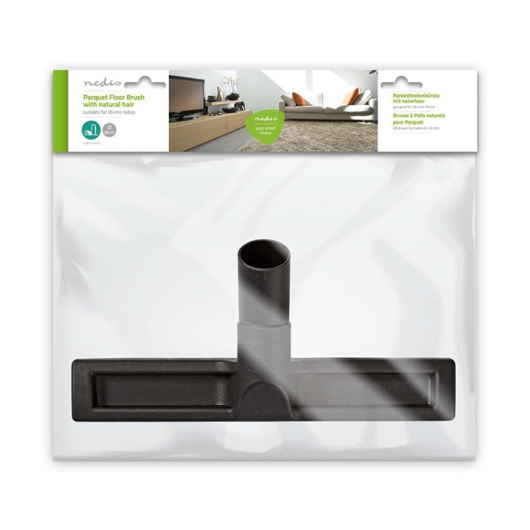Nedis Parketgulv Brush | Naturligt hår | Udskiftning til: Bosch / Miele / Panasonic / Rowenta / Samsung / Siemens