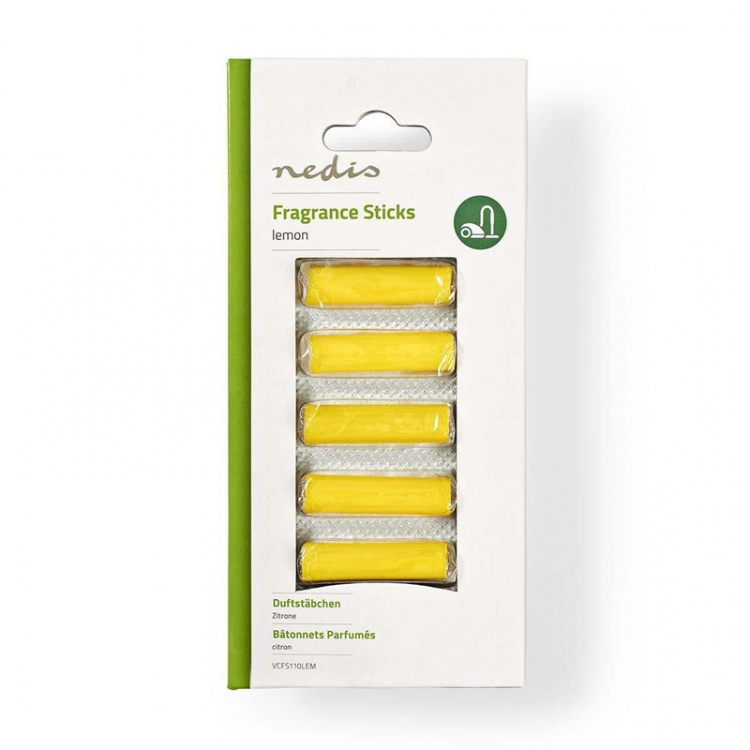 Nedis Støvsuger Duftstoffer | Citron | 5 Genopfyldninger | Gul