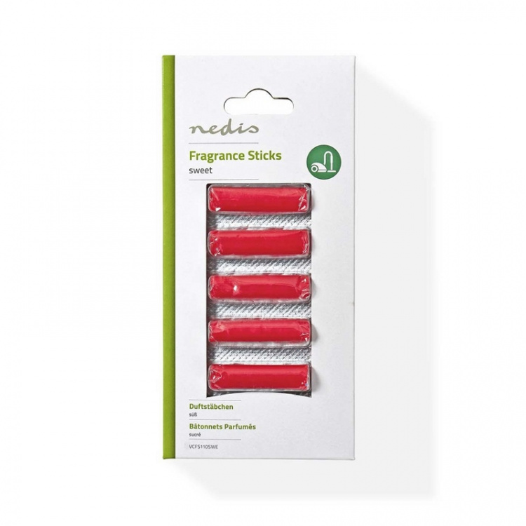Nedis Støvsuger Duftstoffer | Sweet | 5 Genopfyldninger | Rød