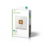 Nedis Støvsugerpose | 4 stk. | Syntetisk | Mest solgt for: Universel | Hvid