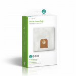 Nedis Støvsugerpose | 4 stk. | Syntetisk | Mest solgt for: Electrolux | Hvid