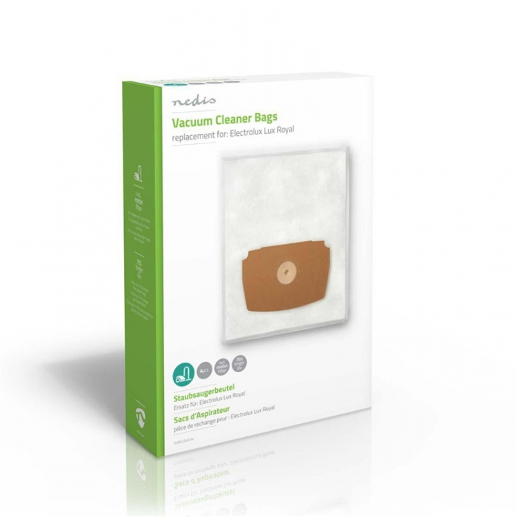 Nedis Støvsugerpose | 4 stk. | Syntetisk | Mest solgt for: Electrolux | Hvid