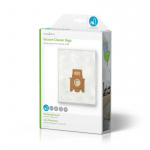 Nedis Støvsugerpose | 4 stk. | Syntetisk | Mest solgt for: Hoover H30 | Hvid