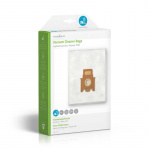 Nedis Støvsugerpose | 4 stk. | Syntetisk | Mest solgt for: Hoover H30 | Hvid