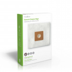 Nedis Støvsugerpose | 4 stk. | Syntetisk | Mest solgt for: Nilfisk | Hvid