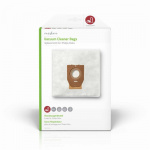 Nedis Støvsugerpose | 4 stk. | Syntetisk | Mest solgt for: Philips | Hvid