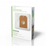 Nedis Støvsugerpose | 4 stk. | Syntetisk | Mest solgt for: Bosch / Siemens | Hvid