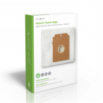 Nedis Støvsugerpose | 4 stk. | Syntetisk | Mest solgt for: Bosch / Siemens | Hvid