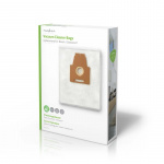 Nedis Støvsugerpose | 4 stk. | Syntetisk | Mest solgt for: Bosch / Siemens | Hvid