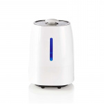 Nedis Air luftfugter | 110 W | Med kold og varm tåge | 5.5 l | Hygrometer | Timer | Velegnet til rum op til: 50 m² | Grå / Hvid