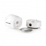 Nedis Air luftfugter | 110 W | Med kold og varm tåge | 5.5 l | Hygrometer | Timer | Velegnet til rum op til: 50 m² | Grå / Hvid