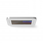 Nedis vejrstation | Indendørs & Udendørs | Inkluderet trådløs vejrsensor | Vejrudsigt | Tidsvisning | LCD | Alarmurfunktion