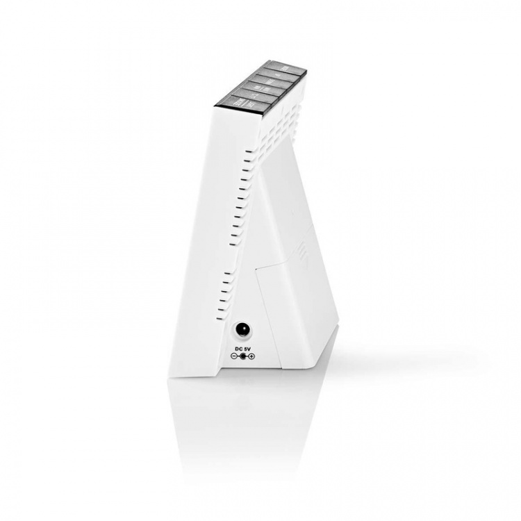 Nedis vejrstation | Indendørs & Udendørs | Inkluderet trådløs vejrsensor | Vejrudsigt | Tidsvisning | LED | Alarmurfunktion