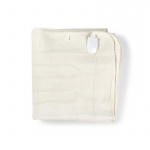 Nedis Elektrisk Tæppe | Undertæppe | 1 Person | 150 x 80 cm | 3 Varmeindstillinger | Vaskbar | Overophedningsbeskyttelse | Polyester