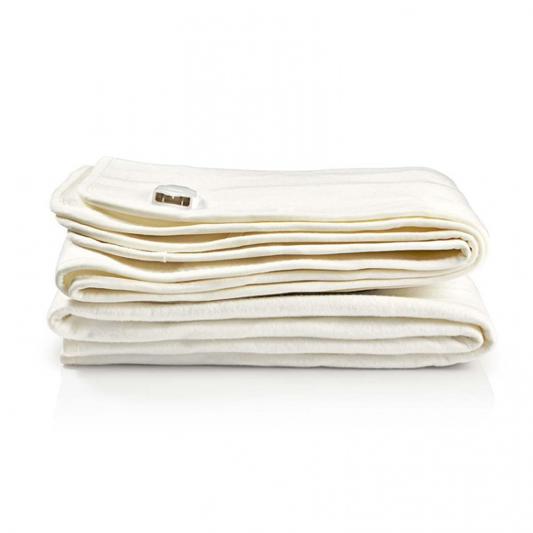 Nedis Elektrisk Tæppe | Undertæppe | 2 Personer | 160 x 140 cm | 3 Varmeindstillinger | Vaskbar | Overophedningsbeskyttelse | Polyester