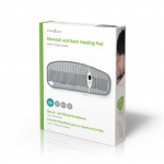 Nedis Varmepude | Mave og tilbage | 6 Varmeindstillinger | Overophedningsbeskyttelse | Vaskbar